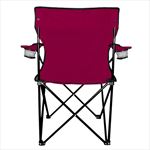 Maroon Back of Chair